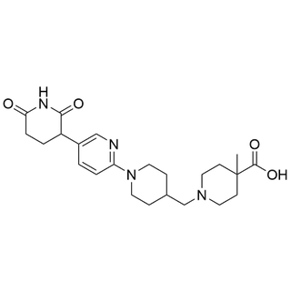 1-((1-(5-(2,6-dioxopiperidin-3-yl)pyridin-2-yl)piperidin-4-yl)methyl)-4-methylpiperidine-4-carboxylic acid