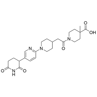 1-(2-(1-(5-(2,6-dioxopiperidin-3-yl)pyridin-2-yl)piperidin-4-yl)acetyl)-4-methylpiperidine-4-carboxylic acid