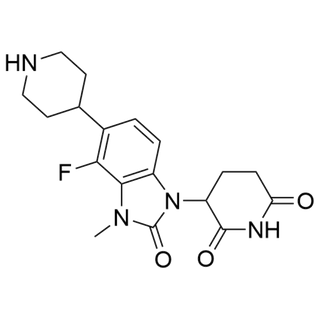 3-(4-fluoro-3-methyl-2-oxo-5-(piperidin-4-yl)-2,3-dihydro-1H-benzo[d]imidazol-1-yl)piperidine-2,6-dione