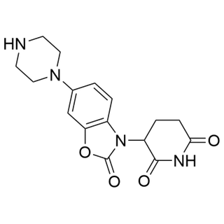3-(2-oxo-6-(piperazin-1-yl)benzo[d]oxazol-3(2H)-yl)piperidine-2,6-dione