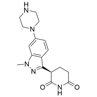 (R)-3-(1-methyl-6-(piperazin-1-yl)-1H-indazol-3-yl)piperidine-2,6-dione