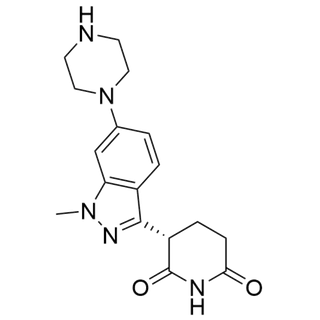 (S)-3-(1-methyl-6-(piperazin-1-yl)-1H-indazol-3-yl)piperidine-2,6-dione