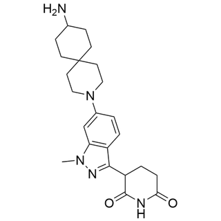 3-(6-(9-amino-3-azaspiro[5.5]undecan-3-yl)-1-methyl-1H-indazol-3-yl)piperidine-2,6-dione