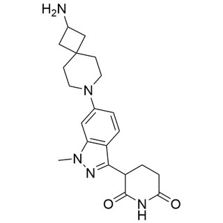 3-(6-(2-amino-7-azaspiro[3.5]nonan-7-yl)-1-methyl-1H-indazol-3-yl)piperidine-2,6-dione