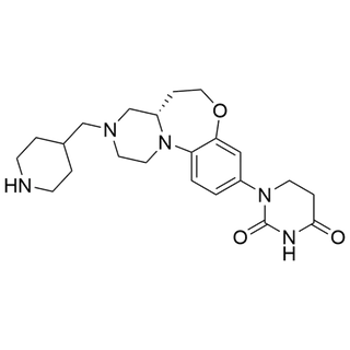 (S)-1-(3-(piperidin-4-ylmethyl)-2,3,4,4a,5,6-hexahydro-1H-benzo[b]pyrazino[1,2-d][1,4]oxazepin-9-yl)dihydropyrimidine-2,4(1H,3H)-dione