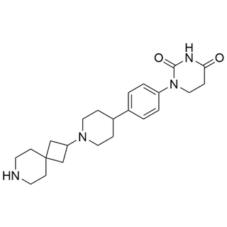 1-(4-(1-(7-azaspiro[3.5]nonan-2-yl)piperidin-4-yl)phenyl)dihydropyrimidine-2,4(1H,3H)-dione