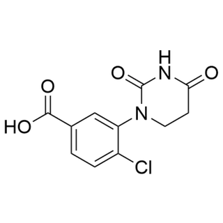 4-chloro-3-(2,4-dioxotetrahydropyrimidin-1(2H)-yl)benzoic acid