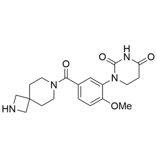 1-(2-methoxy-5-(2,7-diazaspiro[3.5]nonane-7-carbonyl)phenyl)dihydropyrimidine-2,4(1H,3H)-dione
