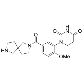 1-(2-methoxy-5-(2,7-diazaspiro[4.4]nonane-2-carbonyl)phenyl)dihydropyrimidine-2,4(1H,3H)-dione