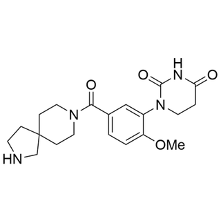 1-(2-methoxy-5-(2,8-diazaspiro[4.5]decane-8-carbonyl)phenyl)dihydropyrimidine-2,4(1H,3H)-dione