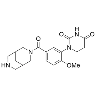 1-(5-(3,7-diazabicyclo[3.3.1]nonane-3-carbonyl)-2-methoxyphenyl)dihydropyrimidine-2,4(1H,3H)-dione
