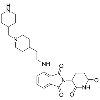 2-(2,6-dioxopiperidin-3-yl)-4-((2-(1-(piperidin-4-ylmethyl)piperidin-4-yl)ethyl)amino)isoindoline-1,3-dione