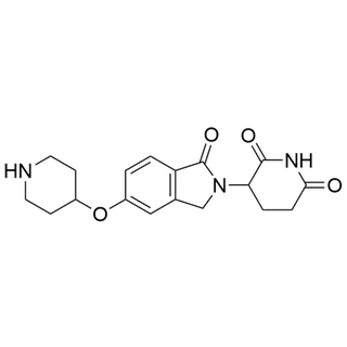 3-(1-oxo-5-(piperidin-4-yloxy)isoindolin-2-yl)piperidine-2,6-dione