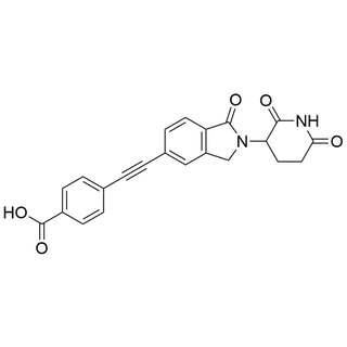 4-((2-(2,6-dioxopiperidin-3-yl)-1-oxoisoindolin-5-yl)ethynyl)benzoic acid