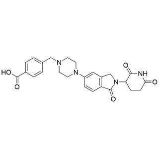 4-((4-(2-(2,6-dioxopiperidin-3-yl)-1-oxoisoindolin-5-yl)piperazin-1-yl)methyl)benzoic acid