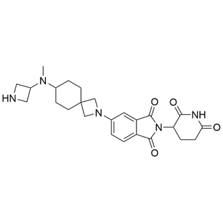 5-(7-(azetidin-3-yl(methyl)amino)-2-azaspiro[3.5]nonan-2-yl)-2-(2,6-dioxopiperidin-3-yl)isoindoline-1,3-dione