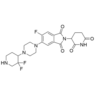5-(4-(3,3-difluoropiperidin-4-yl)piperazin-1-yl)-2-(2,6-dioxopiperidin-3-yl)-6-fluoroisoindoline-1,3-dione