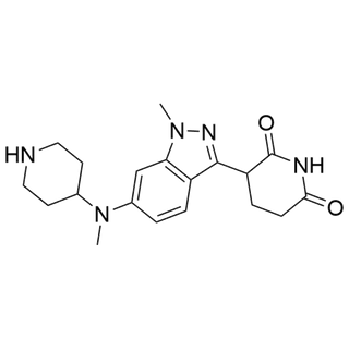 3-(1-methyl-6-(methyl(piperidin-4-yl)amino)-1H-indazol-3-yl)piperidine-2,6-dione