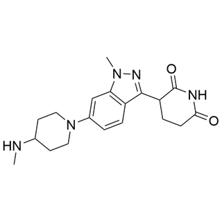 3-(1-methyl-6-(4-(methylamino)piperidin-1-yl)-1H-indazol-3-yl)piperidine-2,6-dione