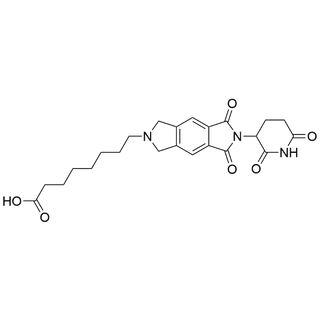 8-(6-(2,6-dioxopiperidin-3-yl)-5,7-dioxo-3,5,6,7-tetrahydropyrrolo[3,4-f]isoindol-2(1H)-yl)octanoic acid