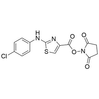 2,5-dioxopyrrolidin-1-yl 2-((4-chlorophenyl)amino)thiazole-4-carboxylate