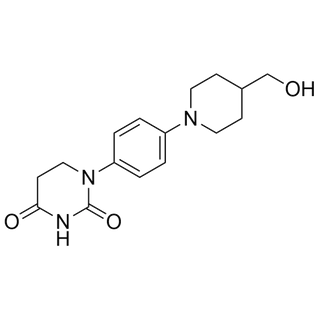 1-(4-(4-(hydroxymethyl)piperidin-1-yl)phenyl)dihydropyrimidine-2,4(1H,3H)-dione