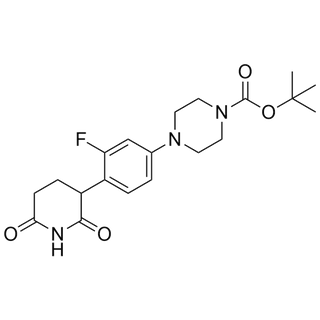 tert-butyl 4-(4-(2,6-dioxopiperidin-3-yl)-3-fluorophenyl)piperazine-1-carboxylate