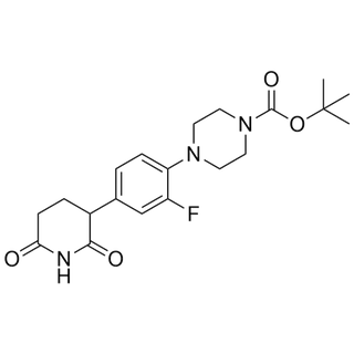 tert-butyl 4-(4-(2,6-dioxopiperidin-3-yl)-2-fluorophenyl)piperazine-1-carboxylate