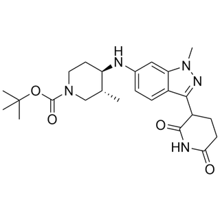 tert-butyl (3R,4R)-4-((3-(2,6-dioxopiperidin-3-yl)-1-methyl-1H-indazol-6-yl)amino)-3-methylpiperidine-1-carboxylate