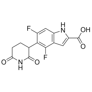 5-(2,6-dioxopiperidin-3-yl)-4,6-difluoro-1H-indole-2-carboxylic acid