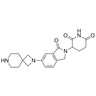 3-(1-oxo-6-(2,7-diazaspiro[3.5]nonan-2-yl)isoindolin-2-yl)piperidine-2,6-dione
