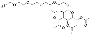 Propargyl-PEG4-tetra-Ac-beta-D-glucose