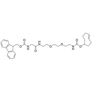 (E)-cyclooct-4-en-1-yl (1-(9H-fluoren-9-yl)-3,6-dioxo-2,10,13-trioxa-4,7-diazapentadecan-15-yl)carbamate