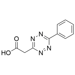 2-(6-phenyl-1,2,4,5-tetrazin-3-yl)acetic acid