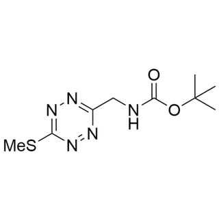 tert-butyl ((6-(methylthio)-1,2,4,5-tetrazin-3-yl)methyl)carbamate