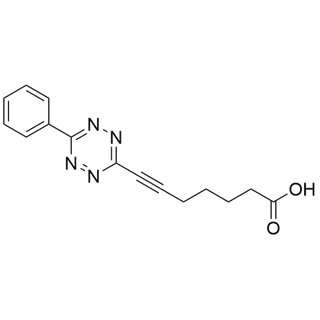 7-(6-phenyl-1,2,4,5-tetrazin-3-yl)hept-6-ynoic acid