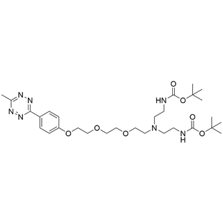 Bis-Boc-TzH-PEG3-O-methyltetrazine