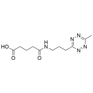 5-((3-(6-methyl-1,2,4,5-tetrazin-3-yl)propyl)amino)-5-oxopentanoic acid