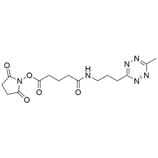 2,5-dioxopyrrolidin-1-yl 5-((3-(6-methyl-1,2,4,5-tetrazin-3-yl)propyl)amino)-5-oxopentanoate