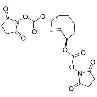(1R,4R,E)-cyclooct-2-ene-1,4-diyl bis(2,5-dioxopyrrolidin-1-yl) bis(carbonate)