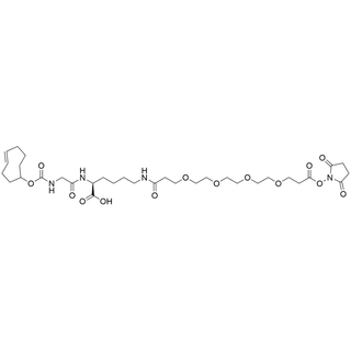 TCO-Gly-Lys(PEG4-NHS)-OH