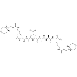 Ac-Lys(endo-BCN)-Ala-Glu-Ala-Ala-Lys(endo-BCN)-NH2