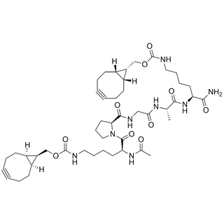 Ac-Lys(endo-BCN)-Pro-Gly-Ala-Lys(endo-BCN)-NH2