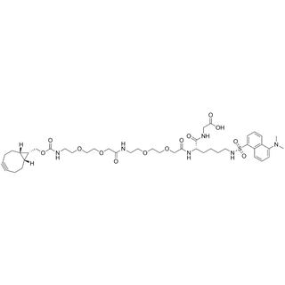 endo-BCN-PEG2-C2-amido-PEG2-C2-Lys(dansyl)-Gly-OH