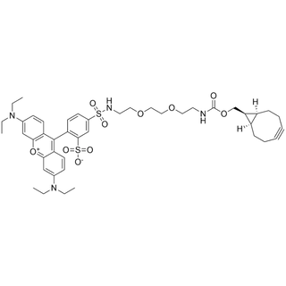Sulforhodamine B-PEG2-endo-BCN