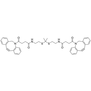 N,N'-((Propane-2,2-diylbis(sulfanediyl))bis(ethane-2,1-diyl))di-DBCO-amide