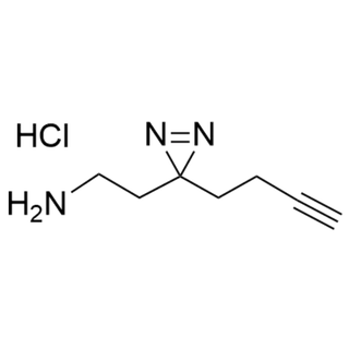 2-(3-(but-3-yn-1-yl)-3H-diazirin-3-yl)ethan-1-amine hydrochloride