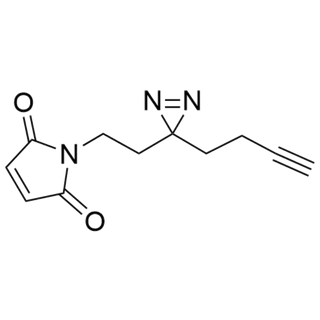1-(2-(3-(but-3-yn-1-yl)-3H-diazirin-3-yl)ethyl)-1H-pyrrole-2,5-dione