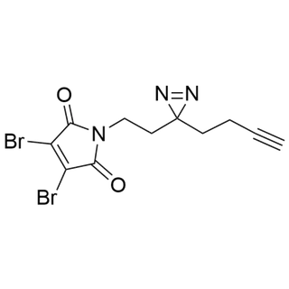 3,4-dibromo-1-(2-(3-(but-3-yn-1-yl)-3H-diazirin-3-yl)ethyl)-1H-pyrrole-2,5-dione