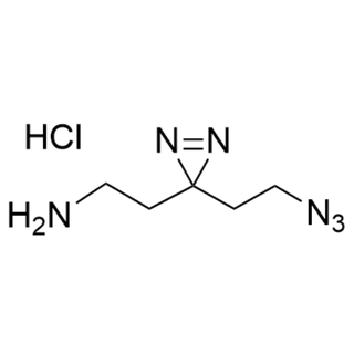 2-(3-(2-azidoethyl)-3H-diazirin-3-yl)ethan-1-amine hydrochloride